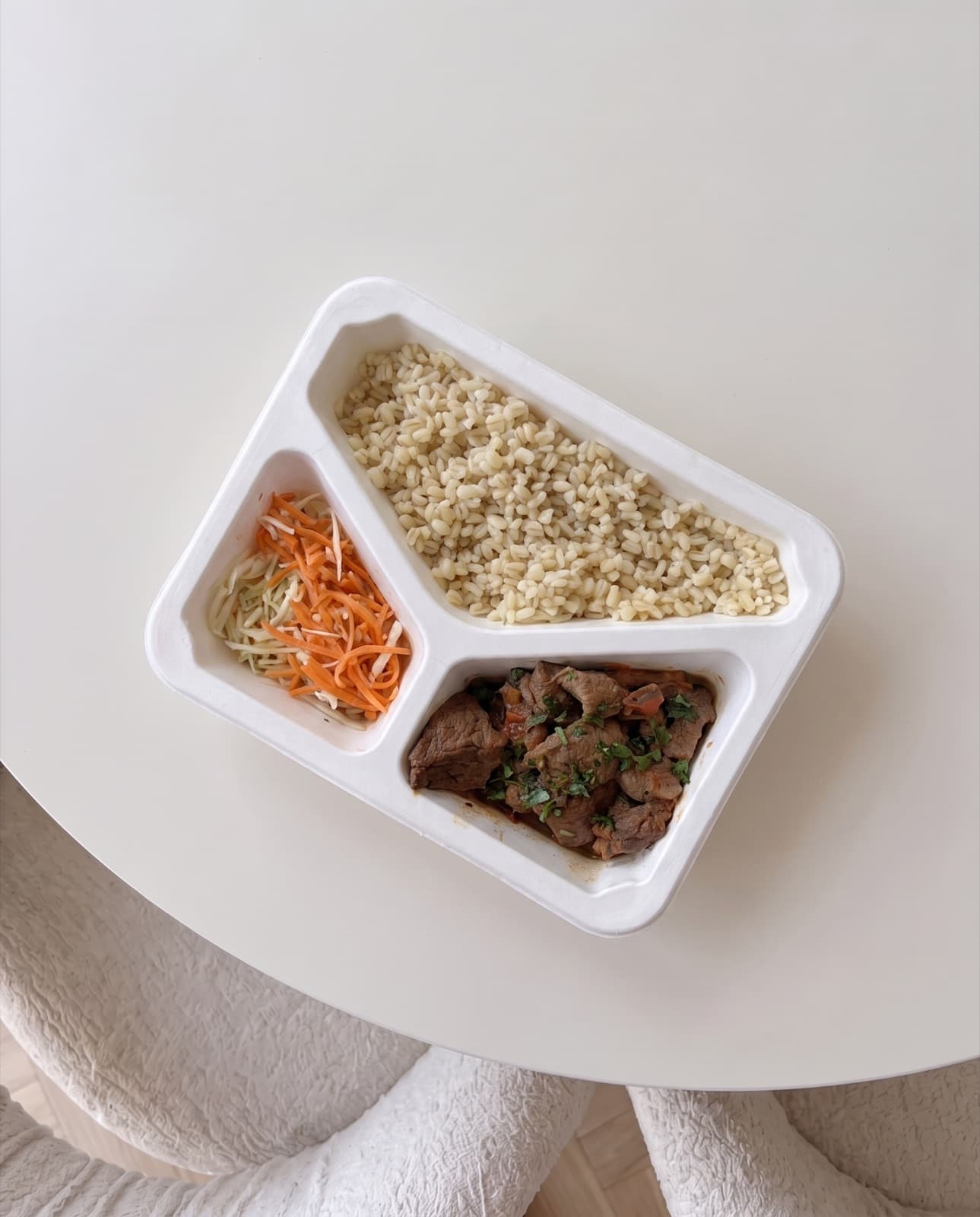 Bulgur z gulaszem cielęcym